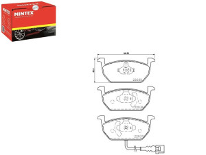Klocki Hamulcowe Mintex 5q0698151c