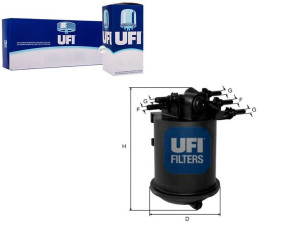 Filtr Paliwa Diesel Ufi