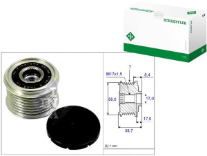 Koło Pasowe Alternatora Nissan 3,0dci 10- Ina