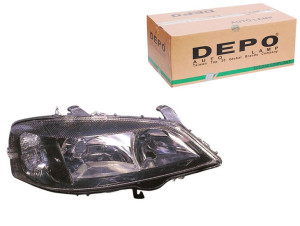 Reflektor Opel Astra G H7 Hb3 00-09 Pr Czarny Depo
