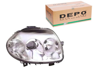 Reflektor Renault Clio Ii 99- Pr H7, Hb3, W5w, Py2