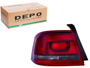 Lampa (część Zewnętrzna Kolor Szkła Czerwony/dymio