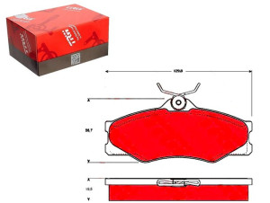 Klocki Hamulcowe Vw Przód T2 85-92 Trw