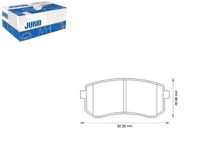Klocki Hamulcowe T Picanto 1.0-1.1 04- Jurid