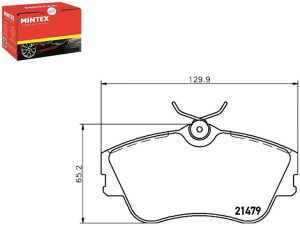 Klocki Hamulcowe Mintex 701698151e 701698151d 7016