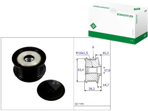 Koło Pasowe Alternatora Ford 1,4tdci-2,0tdci 08- I
