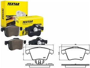 Klocki Hamulcowe Vw Przód T5 03- Textar