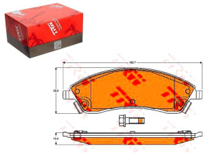 Klocki Hamulcowe Cadillac Przód Srx 3,6 4,6 04-08