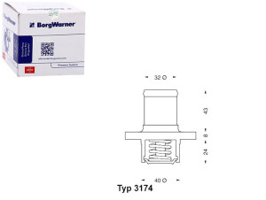 Termostat (89c W Obudowie) Opel Frontera B Renault