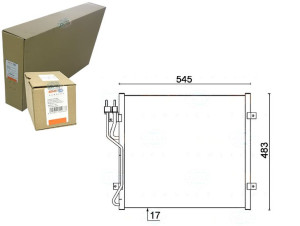 Skraplacz Klimatyzacji Jeep Cherokee 01-08 Behr He