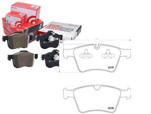 Klocki Hamulcowe Mercedes X164 Gl-klasa 06- Brembo