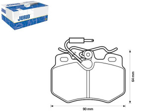 Klocki Hamulcowe P Citroen Zx 1.9d 91- Jurid
