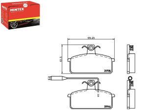 Klocki Hamulcowe Mintex Se127165081a Se022165081a