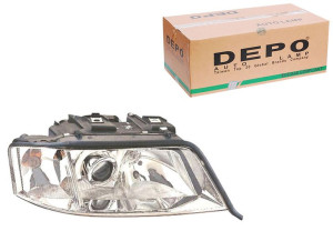 Reflektor Audi A6 C5 97-05 Pr Przezroczysty Depo