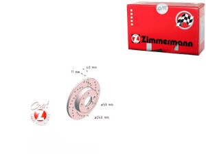 Tarcze Hamulcowe 2szt Fiat Punto Seicento Zimmerma