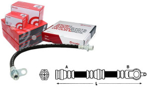 Przewód Hamulcowy Giętki Mazda 323 98-04 Przód Bre