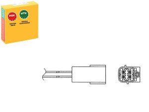 Sonda Lambda Nissan Pathfinder 2,5dci 06- Ngk