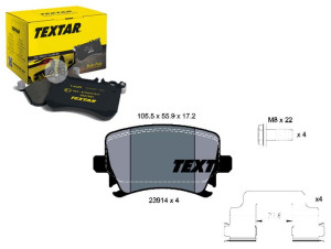 Klocki Hamulcowe Vw Tył A3 Tt Golf Vi Passat Eos S