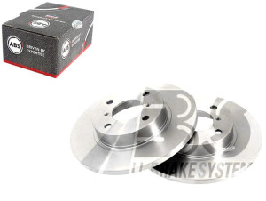 Tarcze Hamulcowe 2szt Opel Agila 00- A.b.s.