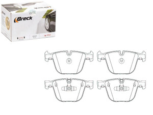Klocki Hamulcowe Bmw Tył F01 F02 730-730 08- Breck