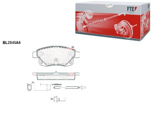 Klocki Hamulcowe Ford Transit 17.3mm Wva24486 Kpl