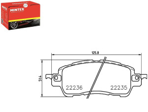 Klocki Hamulcowe Mintex Dby13328z 8db355024721 355