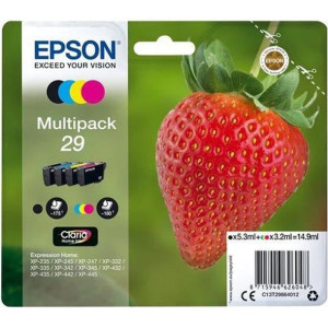 EPSON Multipack T2986 - Truskawka - Czarny, Cyan, Magenta, Zólty