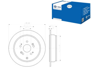 Tarcze Hamulcowe Hella Pagid 42510stka00 42510s9ae