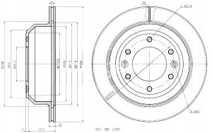 Tarcze Ham. 2szt Hyundai T. H-1 08- Maxgear