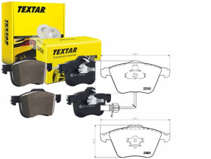 Klocki Hamulcowe Vw Przód A4 A8 Textar