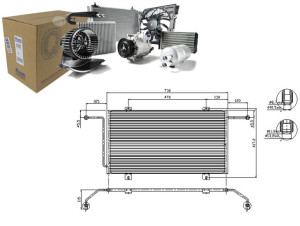 Skraplacz Klimatyzacji Opel Movano Renault Master