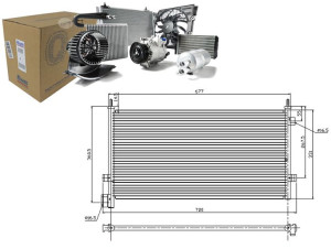 Skraplacz Klimatyzacji Volvo Fm Fm 10 Fm 12 Fm 7 F