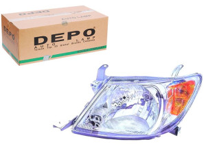Reflektor Toyota Hilux H4 05-15 Le Depo