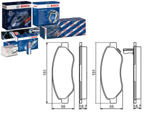 Klocki Hamulcowe Opel Corsa D 1.4/1.7d 08.06-08.14