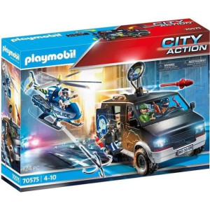 PLAYMOBIL - 70575 - Policyjna ciezarówka bandyty i funkcjonariusz policji