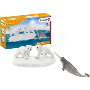 SCHLEICH - Zjezdzalnia z niedzwiedziem polarnym