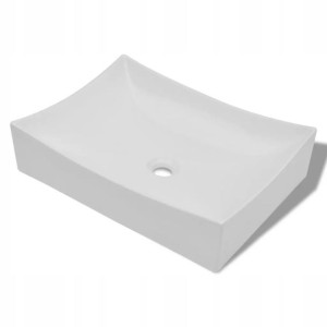 Umywalka łazienkowa, biała porcelana