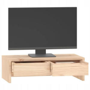 Podstawka na monitor, lite drewno sosnowe