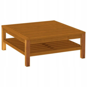 Stolik kawowy, 65 x 65 x 35 cm, lite drewno