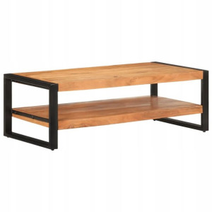 Stolik kawowy, 120 x 60 x 40 cm, lite drewno