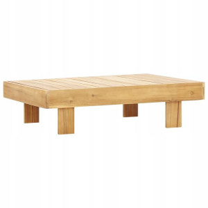 Stolik kawowy, 100 x 60 x 25 cm, lite drewno