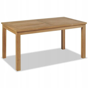 Stolik kawowy z drewna tekowego, 90x50x45 cm