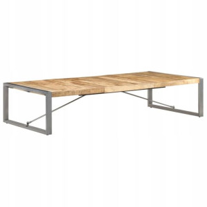 Stolik kawowy, 180 x 90 x 40 cm, surowe drewno