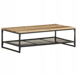 Stolik kawowy, 110x60x35 cm, z litego drewna