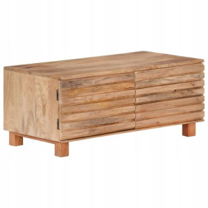 Stolik kawowy, 90 x 50 x 40 cm, lite drewno mango