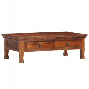 Stolik kawowy, 110 x 55 x 35 cm, lite drewno
