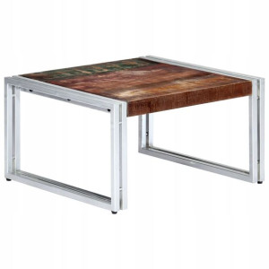 Stolik kawowy, 60 x 60 x 35 cm, lite drewno