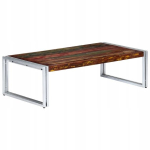 Stolik kawowy, 120 x 60 x 35 cm, lite drewno