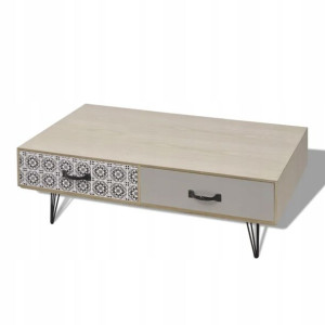 Stolik kawowy 100x60x35 cm beż