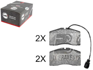 Klocki Hamulcowe Audi S8 4.2 99-02 Z Czuj. A.b.s.